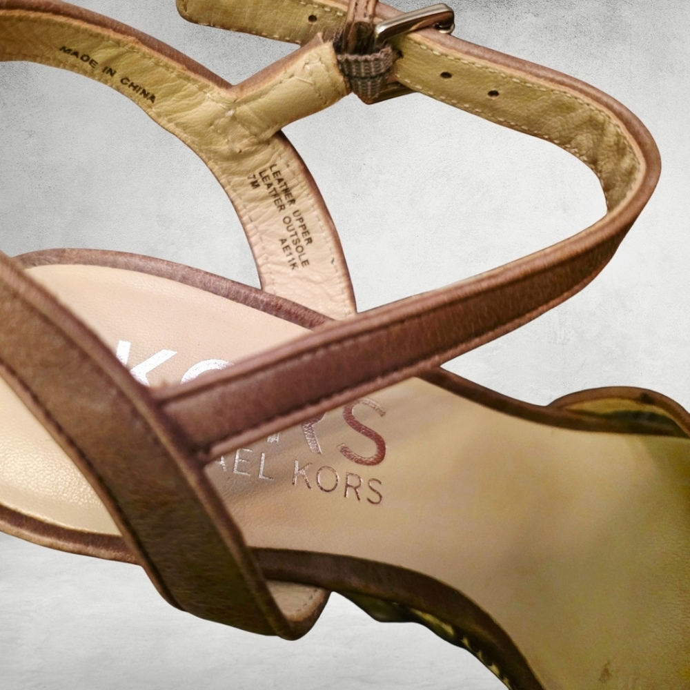 Michael Kors Python Print Wedge Sandals - image 5